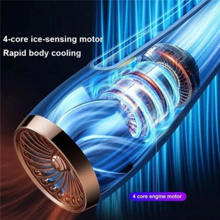 Rechargeable Portable Neck Fan Personal Hanging Bladeless Cooling Fan Hands-Free
