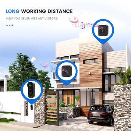 HD Smart Wireless WiFi Video Doorbell Camera Intercom Security Camera Door Bell