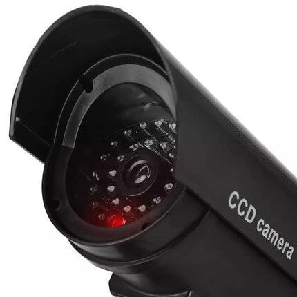 4 Sets Flash LED Light Fake Dummy Camera Night Security Surveillance CCTV