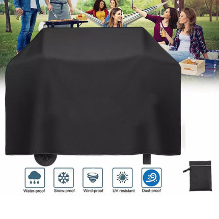 Waterproof BBQ Cover Heavy Duty Rain Gas Barbeque Smoker Grill Protector