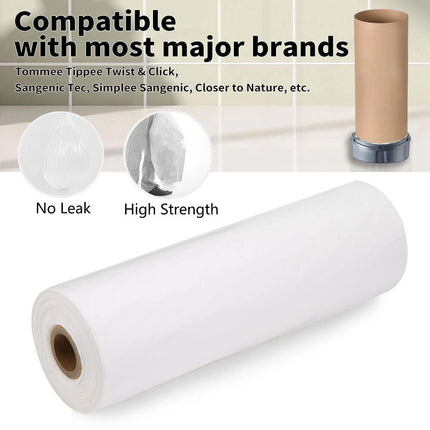 200m Nappy Bin Refill For compatible With Tommee Tippee Sangenic Refill