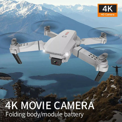 4K 1080P Drone WIFI FPV Camera 3 Batteries Foldable Selfie RC Quadcopter