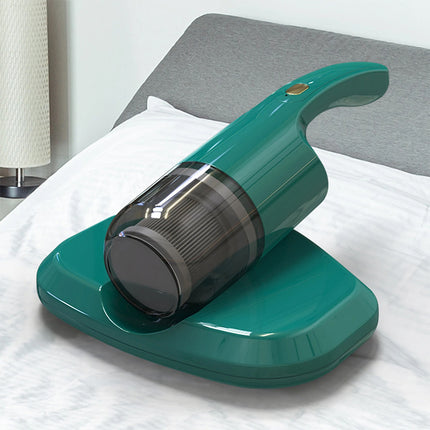 Handheld Wireless UV Dust Mite Remover Vacuum Cleaner for Bedding Sofa Mattress Green