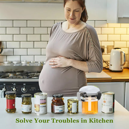 Electric Jar Opener One Touch Kitchen Gadget Jar Opener Automatic Bottle Opener