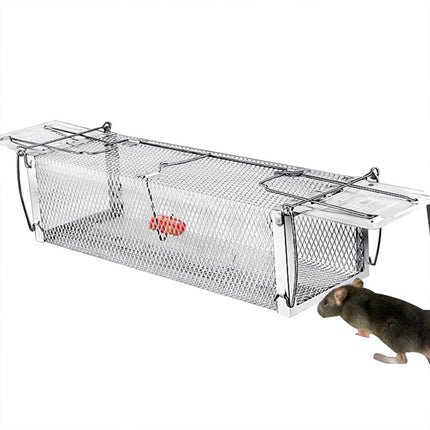 Humane Rat Trap Cage Live Animal Catch Pest Rodent Mice Mouse Bait Control Box