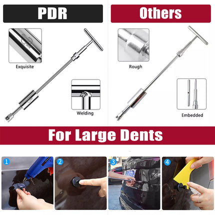 LED Board PDR Dent Car Body Repair Puller Kit Hail Removal Paintless Glue Tool