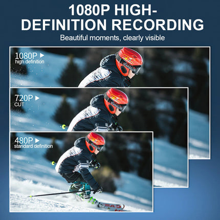 Motorcycle Sport Action Camera 1080P HD Bike Helmet Dash Cam Video Recorder