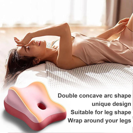 Couples Butt Cushion Multifunctional Back Waist Invisible Wedge Memory Pillow Pink