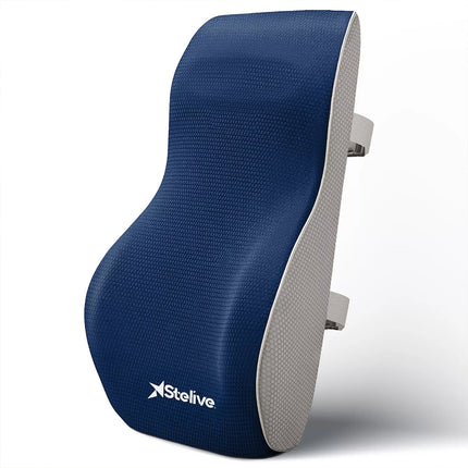 Back Cushion Lumbar Support Cushion Memory Foam Ergonomic Support Pillow