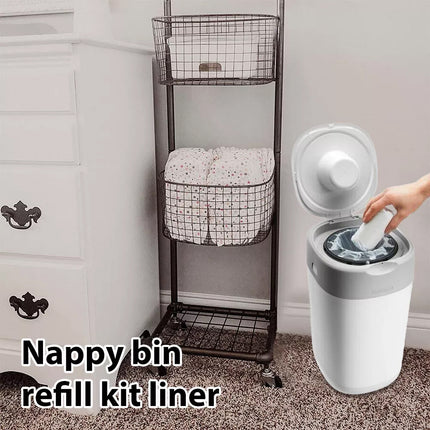 100m Nappy Bin Refill For compatible With Tommee Tippee Sangenic Refills