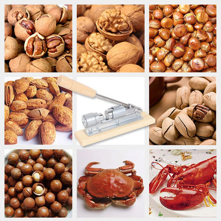 Mechanical Walnut Nut Opener Nutcracker Sheller Kitchen Tools Clip Walnut Device