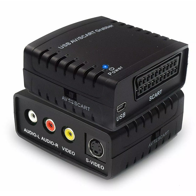 USB Video Grabber Capture Card Transfer VHS/Hi8/TV to DVD Convert Video Digital