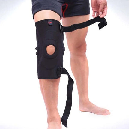 Adjustable Double Metal and Hinged Knee Brace Support Protection Arthritis Sport L