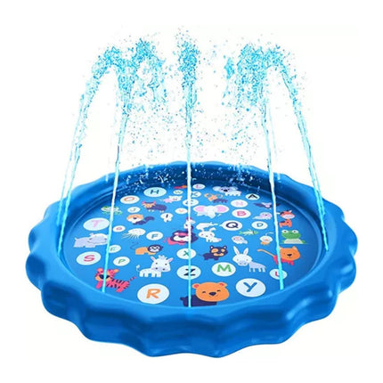 Outdoor 170cm Kids Splash Sprinkler Water Play Pad Mat Inflatable Spray Pool Toy