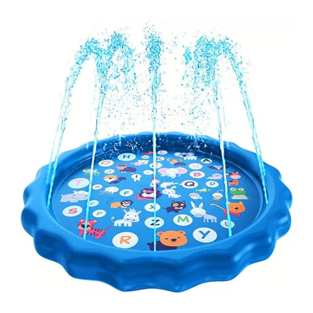 Outdoor 170cm  Splash Sprinkler Water Play Pad Mat Inflatable Spray Pool Toy