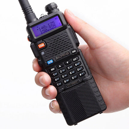 1 Set Walkie Talkie Band Handheld Earphones Two Way Radio 400-470MHz 3800MAH