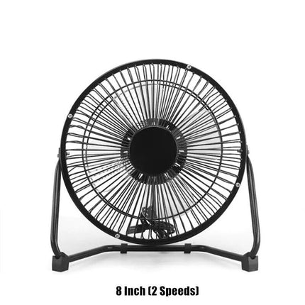 8Inch Portable USB Table Fan Mini USB Desk Fan Small Quiet Personal Cooler