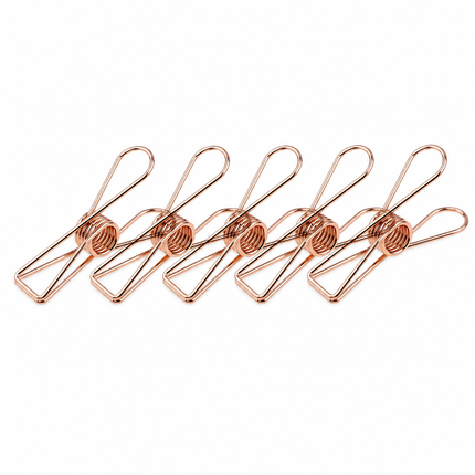 Clothes Peg Clips Rose Gold 40 Pack for Fairy Lights Camping Use