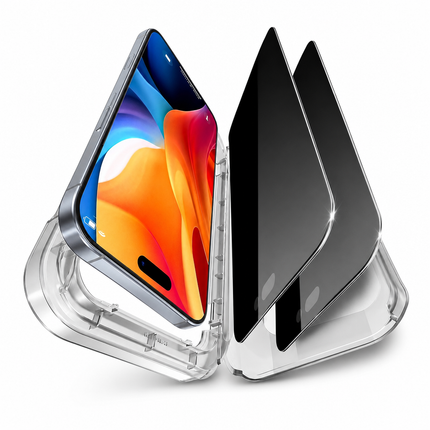 Privacy Tempered Glass Screen Protector for iPhone 16 Series 2 Pack