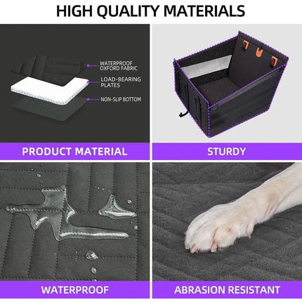 Dog Car Back Seat Extender, Quilted Pet Hammock Cover, Dog Hammock Pet Seat
