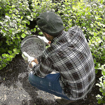 Stainless Steel Garden Potting Bonsai Compost Soil Sieve Set with 5 Mesh Sizes
