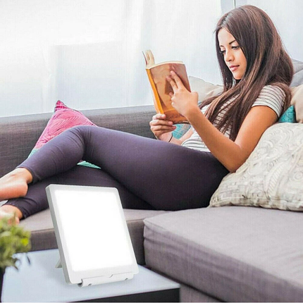 SAD Light Therapy Lamp Led Therapy Light 10000 Lux Daylight Box Portable Natural