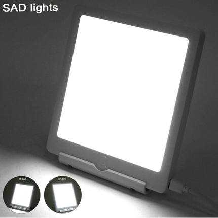 SAD Light Therapy Lamp Led Therapy Light 10000 Lux Daylight Box Portable Natural