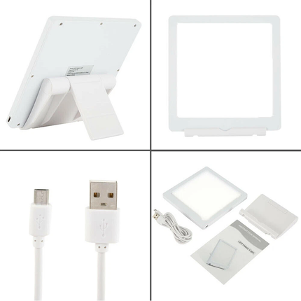 SAD Light Therapy Lamp Led Therapy Light 10000 Lux Daylight Box Portable Natural