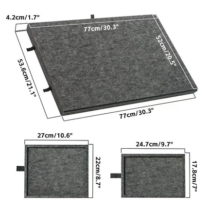 1000 Piece Puzzle Board  Tilting Felt Surface 2-in-1 Stand & 6 Drawers