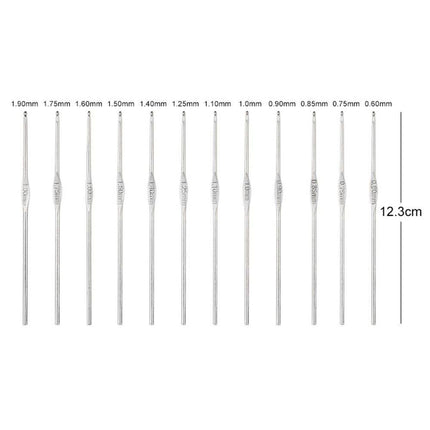 179Pcs Beginner Crochet Hooks Kit 5 Roll Yarn Knitting Needles Sewing Tools Set
