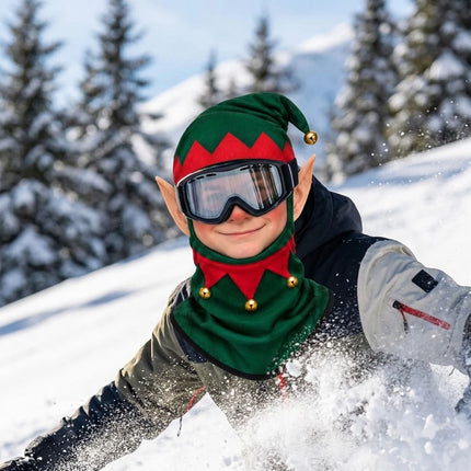 Christmas Ski Mask Funny Realistic Face Balaclavas 3D Printed Full Face Winter