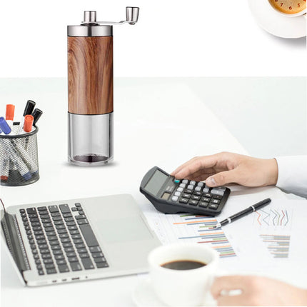 Hand Manual Coffee Bean Grinder Stainless Steel Conical Burr Portable Travel AU