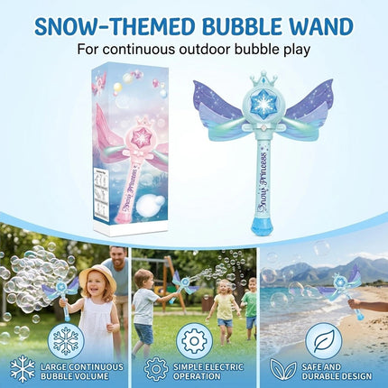 Fairy‑Style Butterfly Bubble Wand, Christmas Present Idea Bubble Blower