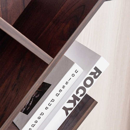 9-Tier Tree Bookshelf Bookcase Storage Rock For CDs Movies Books Shelves Table
