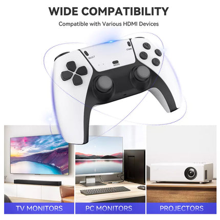 128G 4K HDMI TV Video Game Stick Retro Gaming Console 2 Wireless Controller