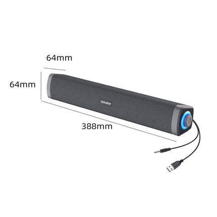 Wired PC Computer Speakers Stereo Speaker USB Powered for Desktop PC Laptop