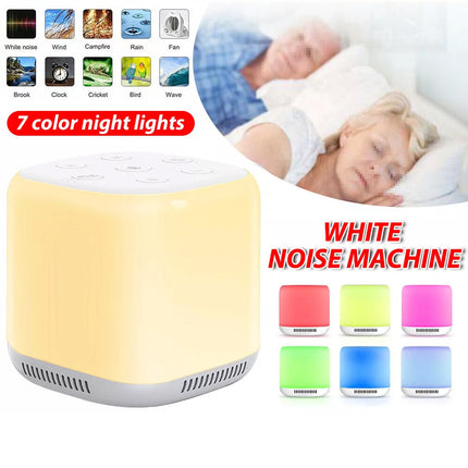 White Noise Machine Sleep Sound Therapy Relaxation For Adults Baby Nature Sounds