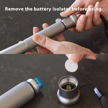 LED Flashlight Emergency Super Bright Torch Tactical Long Lamp 3 Mode Waterproof