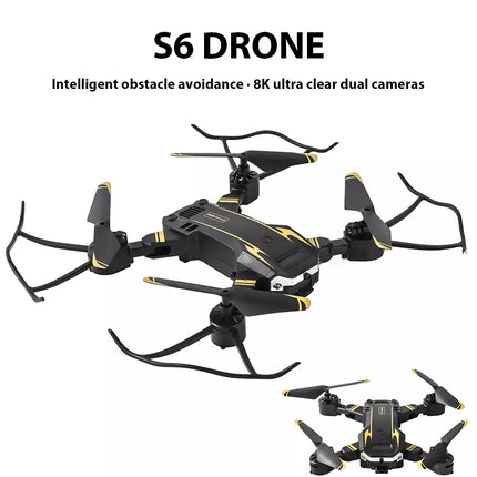 8K Drone HD Dual Camera GPS Drones WiFi FPV Foldable RC Quadcopter 3 Battery