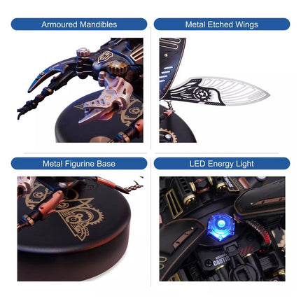 Storm Beetle DIY Moveable 3D Plastic Puzzle Series Steampunk Gift for Adult
