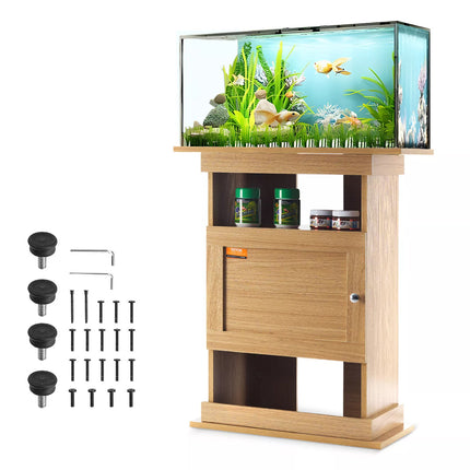 Aquarium Stand 20 Gallon Fish Tank Stand 25.2x15.7x28.3 in MDF 167.6 lbs