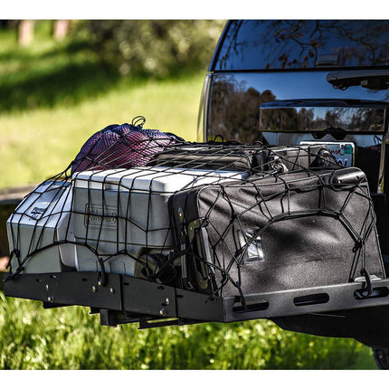 Cargo Net 2mx3m Square Mesh Cord for Boat Ute Truck Trailer Load Cover +15 Hooks