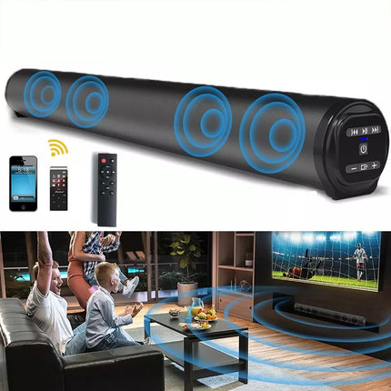 Bluetooth 5.0 Sound Bar TV Soundbar Wired Wireless Home Theater Surround Sound