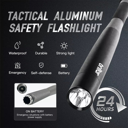 LED Flashlight Emergency Super Bright Torch Tactical Long Lamp 3 Mode Waterproof