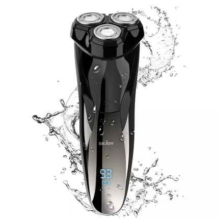 Cordless Electric Shaver Men Razor Wet Dry Rotary Pop-up Trimmer Washable