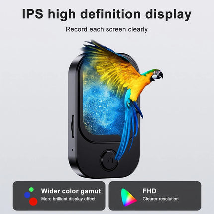MP3 Player Touch Screen Bluetooth Music Speaker FM Radio Voice Recording W/ Cam