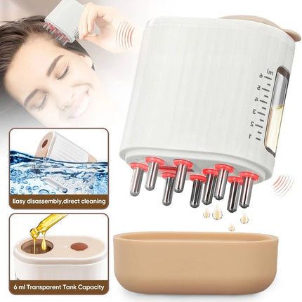 2 in 1 Electric Hair Oil Applicator Durable Scalp Massager for Hair Growth Tool