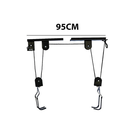 Kayak Hoist Winch Lift Pulley System Cycling Bicycle Garage Shed Ceiling Storage
