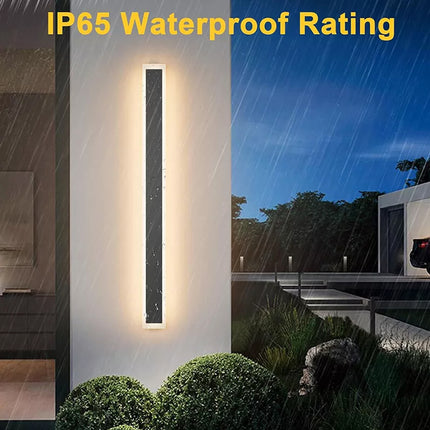 Modern LED Wall Light Sconce Waterproof Outdoor Lamp Exterior Lights Long Strip 19W 80CM Warm White