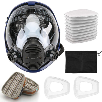 15in1 Respirator Full Face Mask Respirator Paint Chemical Spray Painting Mask